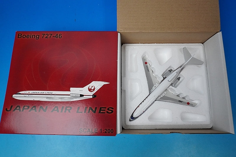 1:200 B727-46 JAL Old Tsurumaru Paint EXPO'90 Osaka JA8326 2081 JC Wings airplane model