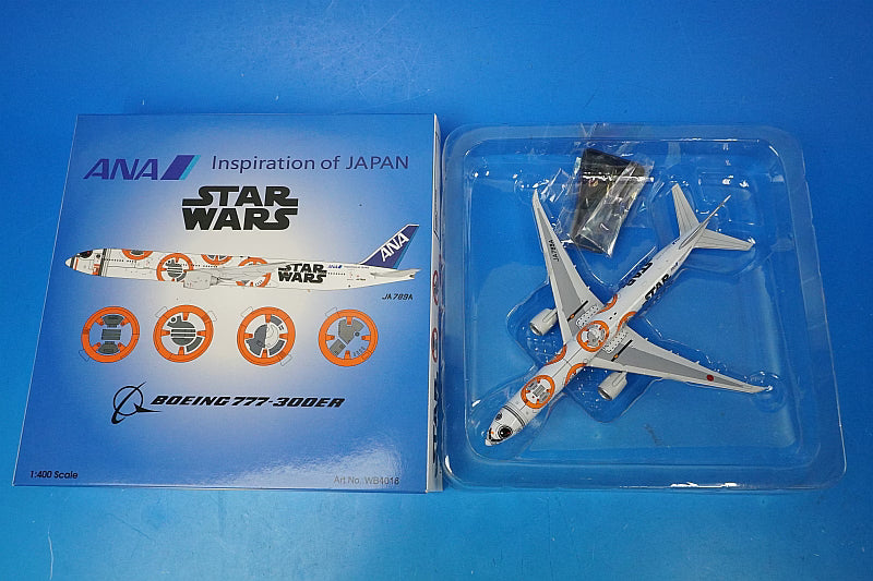 1:400 B777-300 ANA STAR WARS BB-8 JA789A WB4016 Aviation airplane model