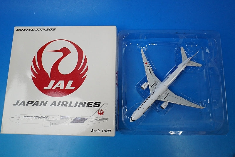 1:400 B777-300 JAL Samurai Blue Support Jet No. 2 JA740J XX4865 JC Wings airplane model