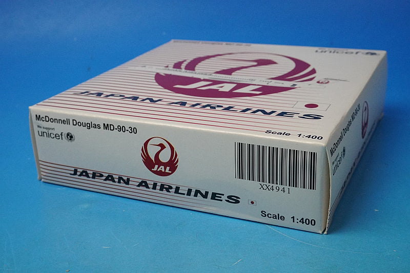1:400 MD-90-30 JAL New Tsurumaru Paint JA8070 XX4941 JC Wings airplane model
