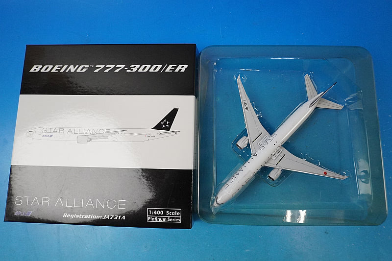 1:400 ANA Boeing 777-300ER Star Alliance Livery JA731A 10381 Phoenix airplane model
