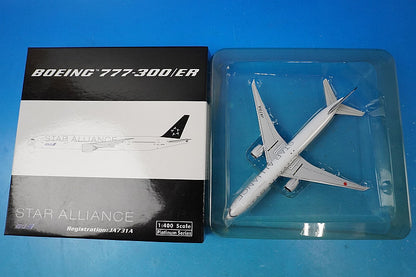 1:400 ANA Boeing 777-300ER Star Alliance Livery JA731A 10381 Phoenix airplane model