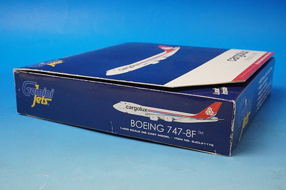 1:400 B747-8F Cargolux LX-VCB GJCLX1175 Gemini airplane model