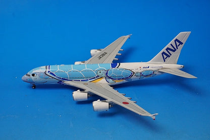 1:400 A380-800 ANA FLYING HONU Lani Blue JA381A EW4388002 JC Wings airplane model