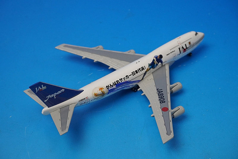 1:500 B747-400 JAL Go Japan National Soccer Team JA8908 4801 NET Models airplane model