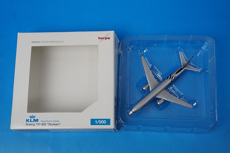 1:500 Boeing 737-900 KLM Netherlands SkyTeam PH-BXO 518314 Herpa airplane model