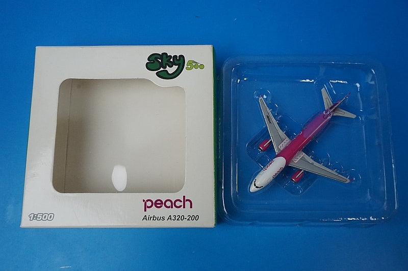 1:500 A320-200 Peach Naito Rene GIRLS AWARD JA809P 0794PA Sky