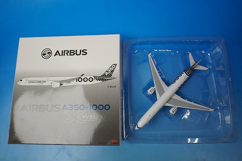 1:400 A350-1000 Airbus House Color Carbon Fiber F-WLXV AV4017 Aviation airplane model