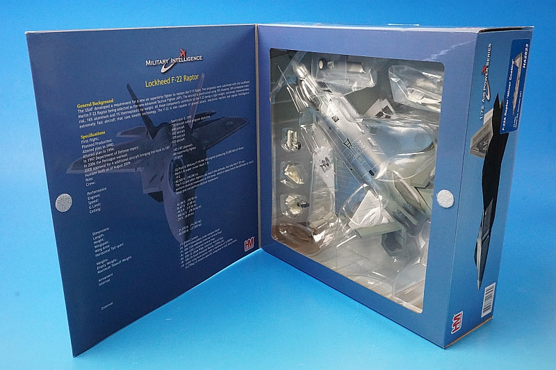 1:72 F-22 Raptor 422nd Test and Evaluation Squadron Chrome Paint HA2823 Hobby Master airplane model