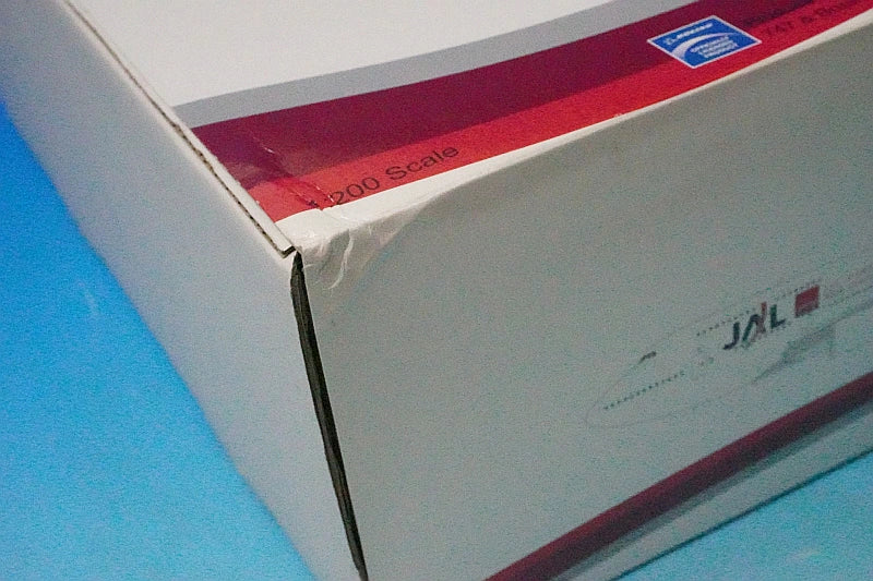 1:200 JAL B747-400 50th Anniversary of International Service (JA8906) BBOX02 Blue Box airplane model