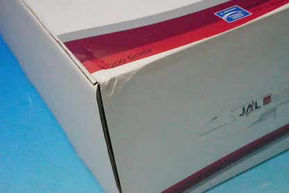1:200 JAL B747-400 50th Anniversary of International Service (JA8906) BBOX02 Blue Box airplane model