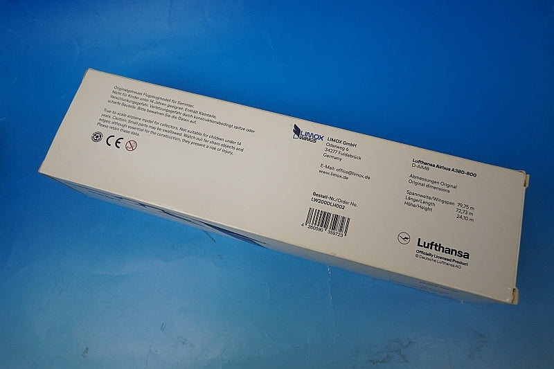 1:200 A380-800 Lufthansa Munich D-AIMB LW200DLH002 LIMOX airplane model