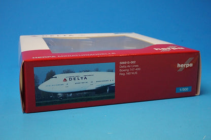 1:500 B747-400 DELTA N674US 506915-002 Herpa