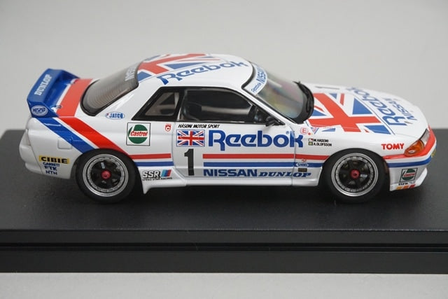 1:43 HPI 8606 Nissan Reebok Skyline GT-R JTC SUZUKA 1990 #1