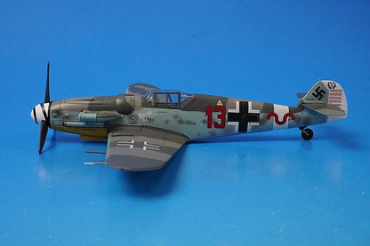 1:48 BF109G-6 Luftwaffe 27th Fighter Wing 11th Squadron Flight Sergeant Heinrich Bartels #13 HA8756 Hobby Master