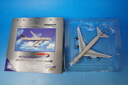 1:400 B747-400 British Asia G-CIVA GJBAW275 Gemini