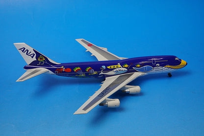 1:400 B747-400 ANA Marine Jumbo JA8963 SUPER WINGS airplane model