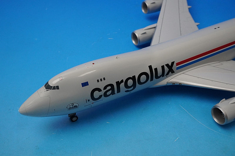 1:200 B747-8F Cargo Type Cargolux Joe Sutter LX-VCL XX2041 JC Wings airplane model