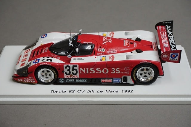 1:43 Spark S2368 Toyota 92C-V Le Mans 5th 1992 #35 model car