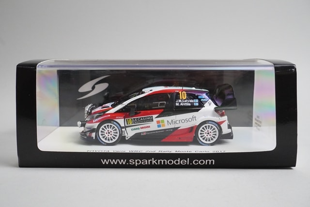 1:43 SPARK S5163 Toyota Yaris WRC 2nd Monte Carlo Rally 2017 #10 model car