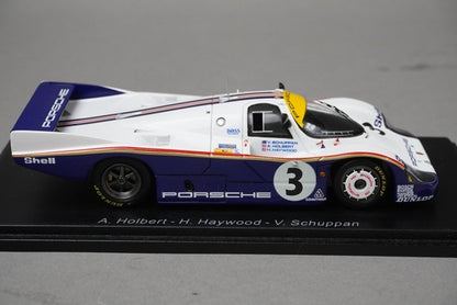 1:43 SPARK 43LM83 Porsche 956 #3 Winner LM 1983 V.Schuppan/H.Haywood/A.Holbert model car
