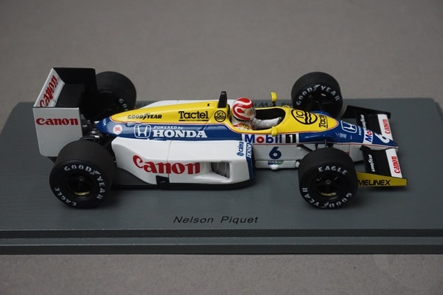 1:43 SPARK S7480 Williams FW11 Brazi GP Winner 1986 #6 Nelson Piquet