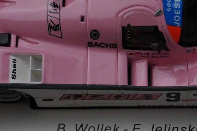1:43 Spark SJ082 Porsche 962C 1000km Fuji 1989 #9 B.Wolek / F.Jeliński model car