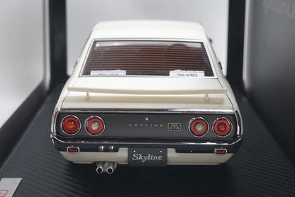 1:18 ignition model IG1979 Nissan Skyline 2000 GT-X White model car
