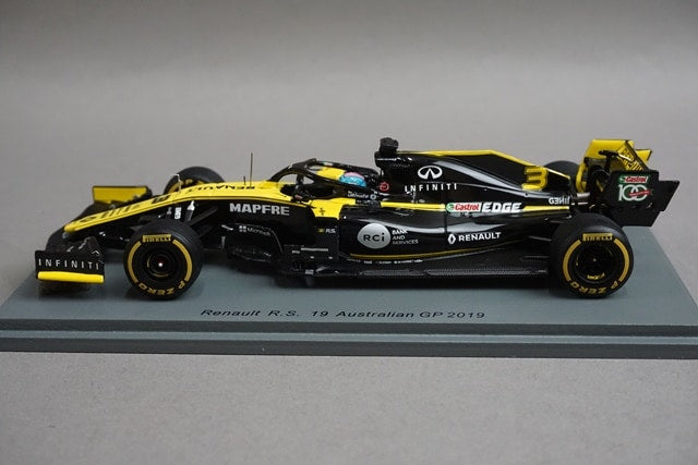 1:43 Spark S6075 Renault R.S.19 Australian Grand Prix 2019 #3 D. Ricciardo model car
