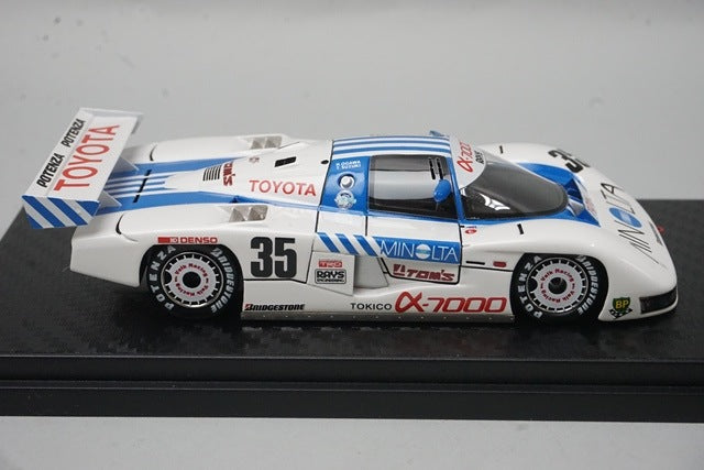 1:43 ignition model IG0336 Minolta Toyota TOM'S 85C JSPC 1986 #35