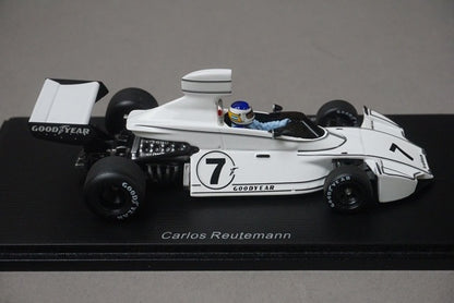 1:43 Spark S4344 Braham BT44 Winner, United States GP 1974 #7 C. Reutemann model car