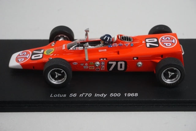 1:43 Spark S1761 Lotus 56 Indy 500 1968 #70 G.Hill model car
