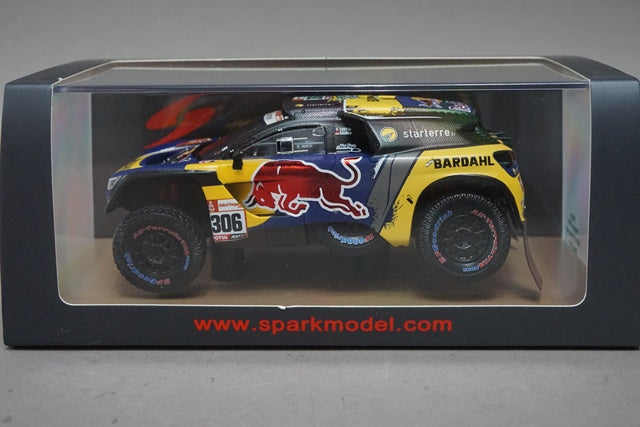 1:43 SPARK S5626 Peugeot 3008 DKR #306 PH Sport Dakar Rally 2019