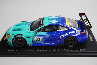 1:43 Spark SG337 BMW M6 GT3 Falken Motorsport Nurburgring 2017 #33 model car