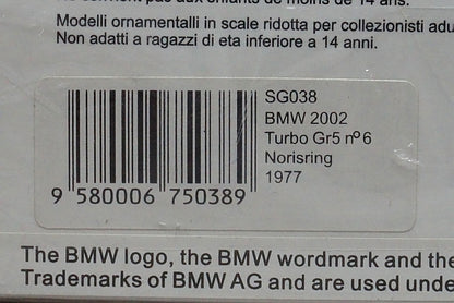 1:43 SPARK SG038 BMW 2002 Turbo GR5 #6 Norisring 1977 W.Rohrl