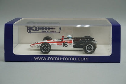 1:43 Spark ROMU029 Honda RA301 French GP 2nd 1968 #16 J. Surtees model car