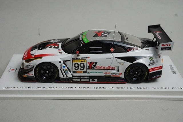 1:43 SPARK SJ067 Nissan GT-R NISMO GT3-GTNET Motor Sports-Winner Super Tec 24h #99 2018