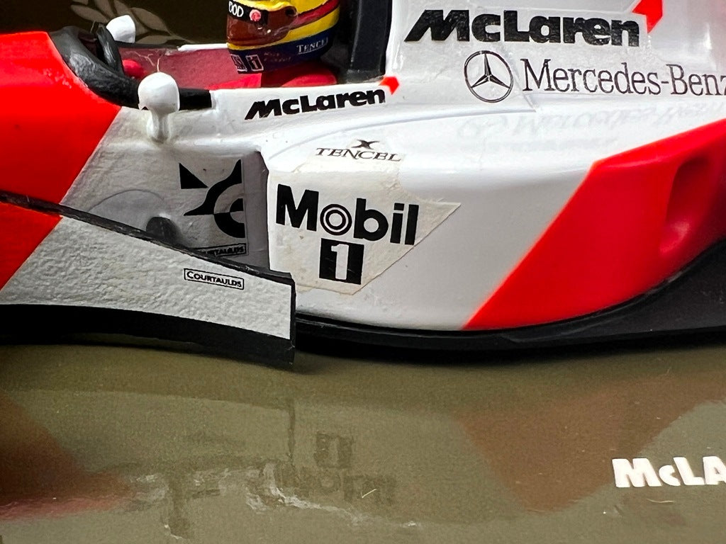 1:43 MINICHAMPS 530954317 McLaren MP4/10 Mercedes #7 M. Brundle model car