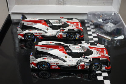 1:43 SPARK TY13143JWM Toyota TS050 Hybrid Le Mans 24h 2018 #7/#8 GAZOO Racing