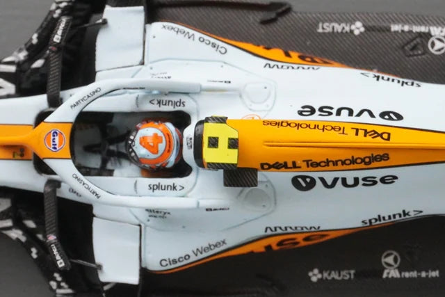 1:43 SPARK S7679 McLaren MCL35M Monaco GP L.Norris 2021 #4 GULF