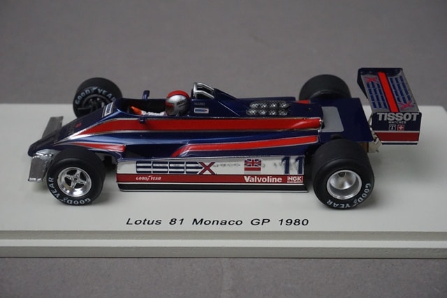 1:43 Spark S4285 Lotus 81 Monaco GP 1980 #11 M. Andretti model car
