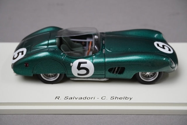 1:43 SPARK 43LM59 Aston Martin DBR 1 #5 Winner Le Mans 1959R.Salvadori C.Shelby model car