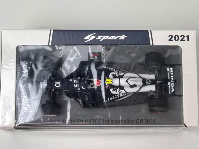 1:43 SPARK S7668 Scuderia Alpha Tauri  Azerbaijan GP 2021 #10 P.Gasly model car