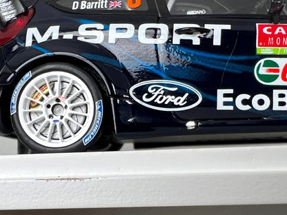 1:43 SPARK S3791 Ford Fiesta RS WRC Monte Carlo 2014 #6 model car