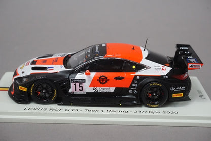 1:43 SPARK SB402 Lexus RC F GT3 Tech 1 Racing SPA 24h 2020 #15