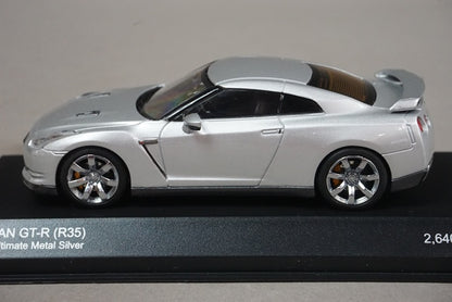 1:43 KYOSHO K03741MS Nissan GT-R (R35) 2007 Ultimate Metal Silver