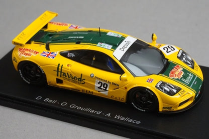 1:43 Spark S4404 McLaren F1 GTR Le Mans 6th Place 1996 #29 model car