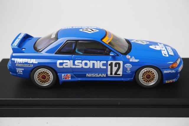 1:43 HPI 8023 Nissan CALSONIC Skyline JTC 1990 #12 Debut Win