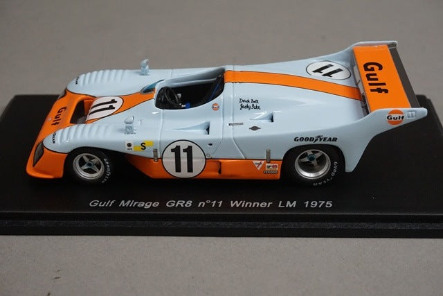 1:43 Spark 43LM75 Gulf Mirage GR8 Le Mans Winner 1975 #11 model car