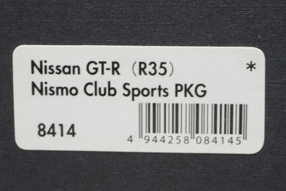 1:43 HPI 8414 Nissan GT-R (R35) NISMO Clubsport White